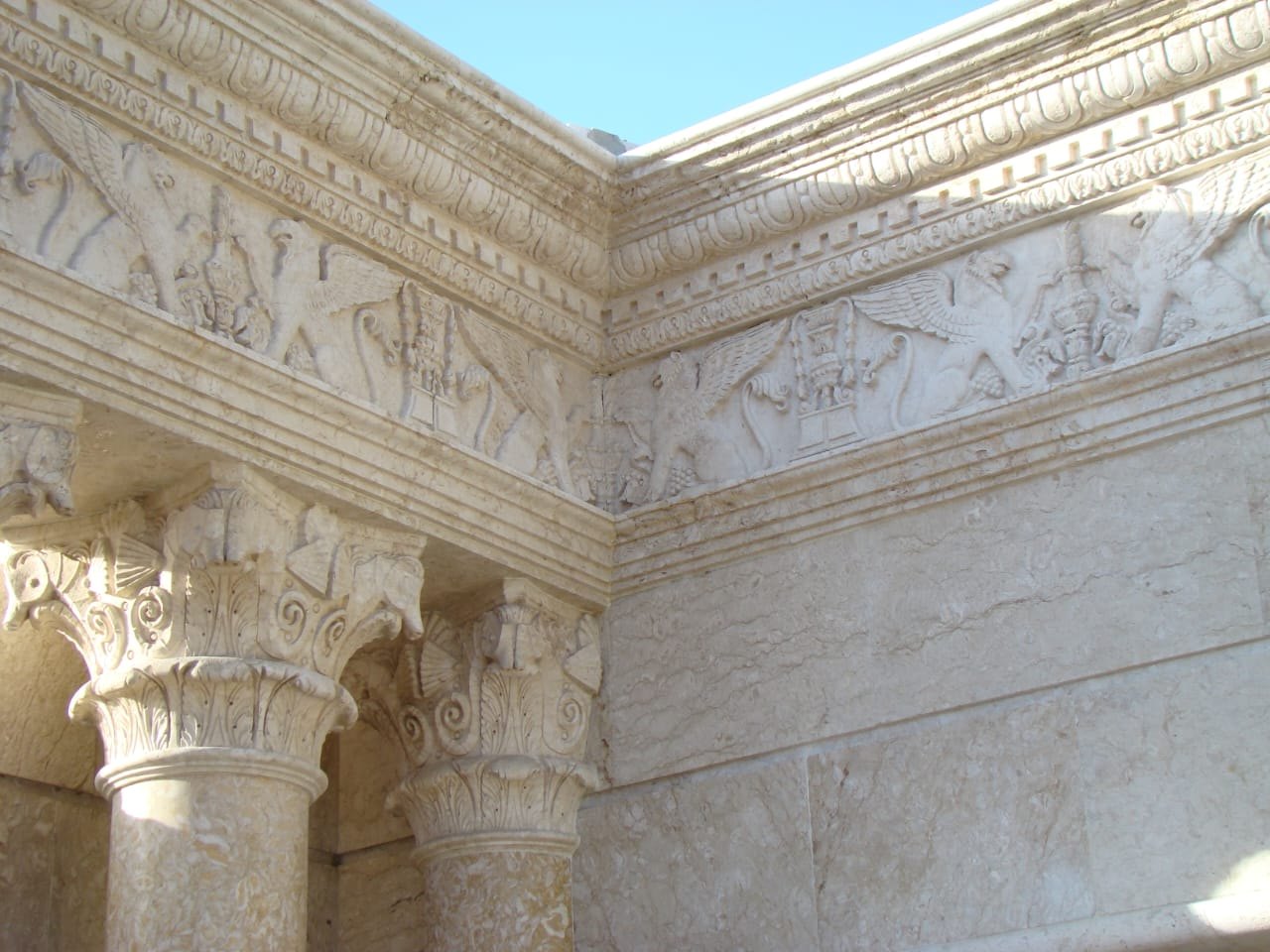 Shrayfy stonework — classical carved marble