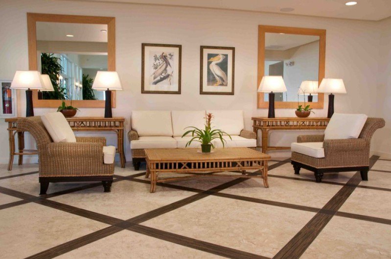 Inlaid Stone Floor